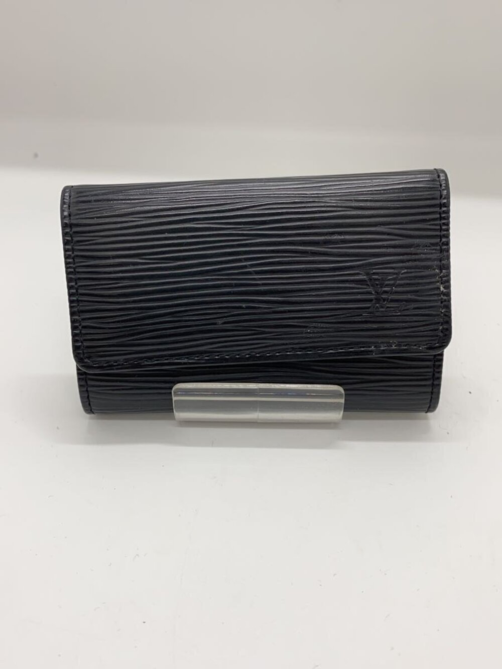 LOUIS VUITTON Multicles Leather Black Case